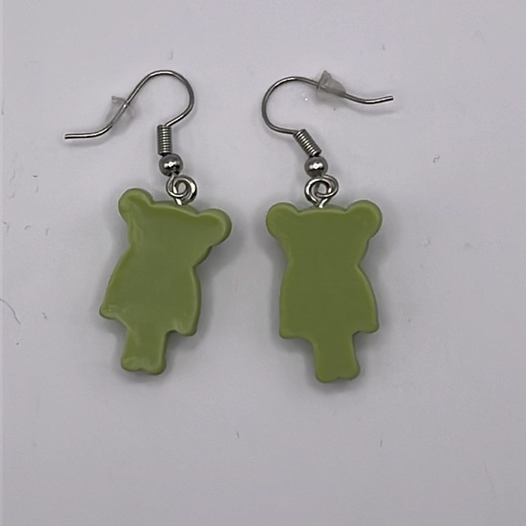 Cartoon Frog Drop Earrings - Picture 5 of 5